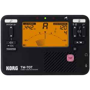 Afinador y Metronomo TM-70T BK Combo Tuner | KORG