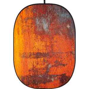 Fondo Plegable CBA-WR0002 de 150x200cm color Pared Oxidada Naranja | GODOX