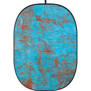 Fondo Plegable CBA-WR0006 de 150x200cm color Pared Oxidada Celeste | GODOX