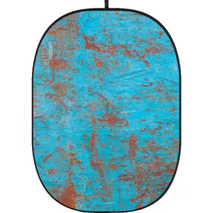 Fondo Plegable CBA-WR0006 de 150x200cm color Pared Oxidada Celeste | GODOX