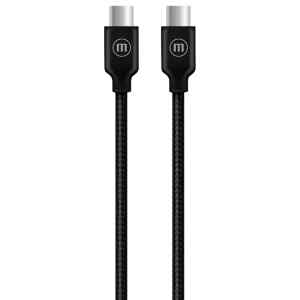 Cable BRCCB-2M Braided USBC a USBC 2 Metros, Negro | MAXELL
