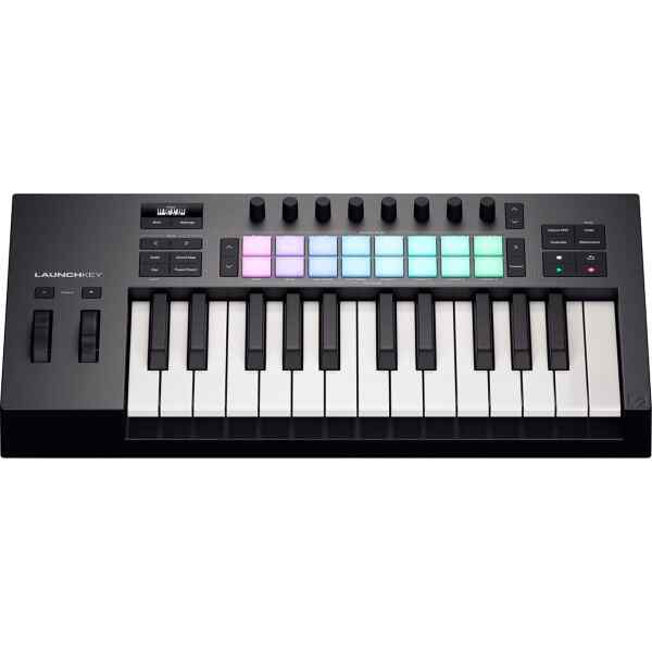 Controlador Launchkey 25 Mk4, Midi Universal, Teclas Synth-action, 16 fsr Drum Pad | NOVATION
