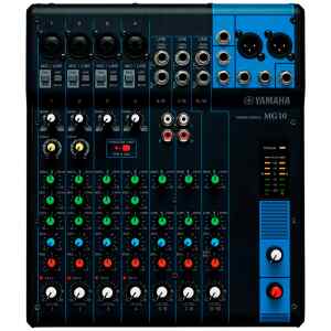 Consola Analoga MG10 de 10 entradas de linea Max. 4 Mic | YAMAHA