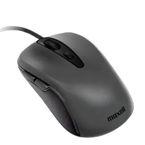 Mouse MOWR-105C Optico Tipo C de 5 Botones, Gris | MAXELL