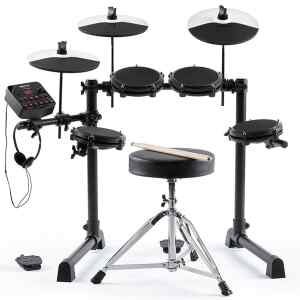 Bateria Electronica DEBUTKITXUS para Ni-o, Kit para Debutar, Negro | ALESIS