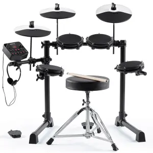 Bateria Electronica DEBUTKITXUS para Ni-o, Kit para Debutar, Negro | ALESIS