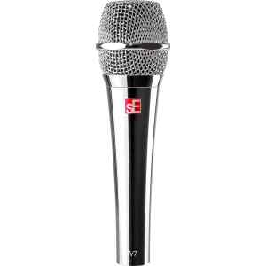 Microfono V7 Chrome Studio Grade Supercardioide de Mano | sE ELECTRONICS