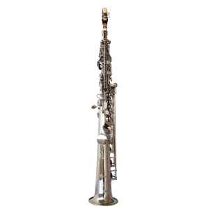 saxofon soprano vivaldi niquelado c/ estuche y accesorios