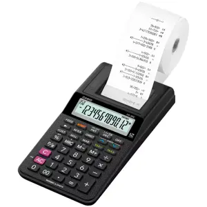 Calculadora HR-8RC-BK-DC de Mesa con Impresora, Negra | CASIO