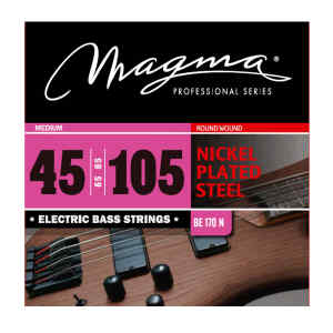 set de cuerdas magma p/ bajo electrico nickel p/acero 045 m.