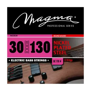 set de cuerdas magma p/ bajo electrico nickel p/acero 030 6c m.