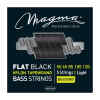 set de cuerdas magma negras p/ bajo elecrico nylon plano 050 5 cuerdas