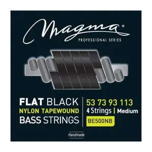set de cuerdas magma negras p/ bajo elecrico nylon plano 053 4 cuerdas set de cuerdas magma negras p/ bajo elecrico nylon plano 053 4 cuerdas