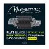set de cuerdas magma negras p/ bajo elecrico nylon plano 053 5 cuerdas