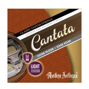 set de cuerdas cantata p/clasica light plateada