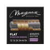 set de cuerdas magma p/ guitarra acustica calibre ligero plano .012 bronce fosforado