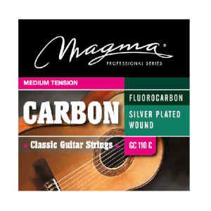 set de cuerdas magma p/ guitarra clasica carbon medium tension