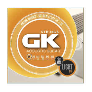 set de cuerdas gk p/acustica light/.011