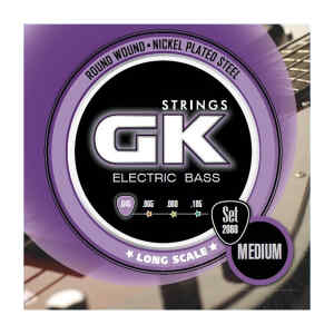 set de cuerdas gk p/bajo electrico 4 cuerdas/medium/.045