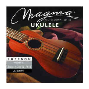 set de cuerdas magma p/ ukulele soprano/concert/blancas/tradicional