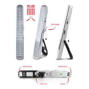 lampara  de emergencia ludger recargable 90 leds