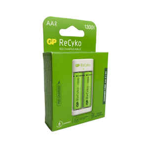 cargador gp recyko usb c-2 bats. aa nimh 1300 mah