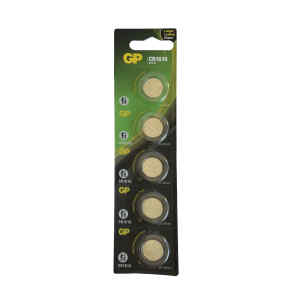 bateria gp litio cr1616 3v, 55 mah  5 pcs.