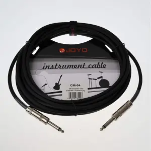 cable de instrumento joyo 15′ mono negro