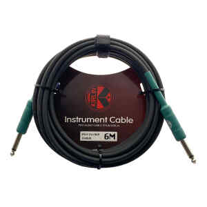 cable p/instrumento kirlin 6m cal.24 pvc/verde