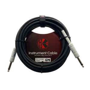 cable p/instrumento kirlin 6m cal.24 pvc/blanco