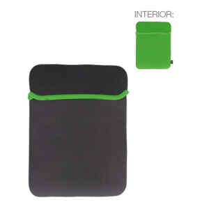 estuche green leaf p/mini ipad verde