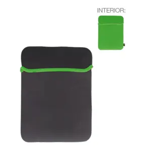 estuche green leaf p/mini ipad verde