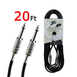cable studio z, 1/4 a 1/4 mono 20′