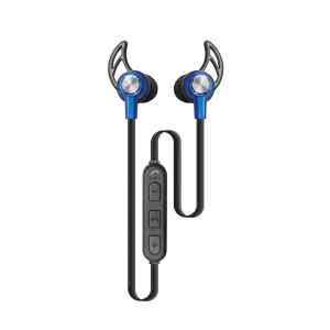 audifono mitzu manos libres  c/ bt/sd  y sujetador de oreja azul