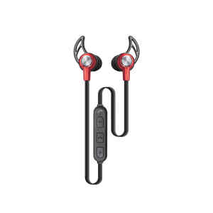 audifono mitzu manos libres  c/ bt/sd  y sujetador de oreja rojo