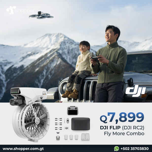 DJI Dron Flip Fly More Combo con RC-2 (GL)
