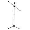 pedestal zebra p/ microfono cromado 1.65mts.
