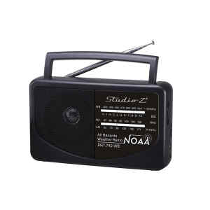 radio portatil studio z,  3 bandas am/fm/wb  bat. d no  incluidas