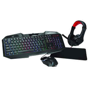 combo supersonic teclado/mouse/headset/ pad /rgb