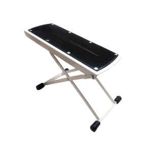 soporte goliat p/ pie de guitarrista blanco
