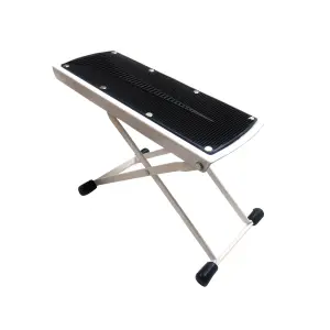 soporte goliat p/ pie de guitarrista blanco