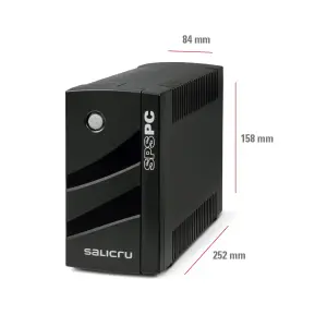 ups salicru 750va 6 tomas, interactivo