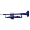 trompeta vivaldi azul oscura c/ estuche y accesorios