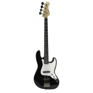 bajo electrico hendrix 4 cuerdas negro c/funda
