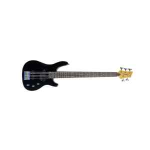 bajo electrico hendrix 5 cuerdas negro c/funda