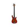 bajo electrico hendrix 5 cuerdas rojo sunburst c/funda