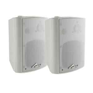 bocina ambiental audiopipe 4” 60w 8 ohms protector uv c/blanca /par