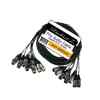 cable zebra 8 xlr macho a xlr macho 16′ cal 8 bronce