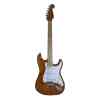 guitarra electrica hendrix tipo stratocaster bird-eye c/ funda