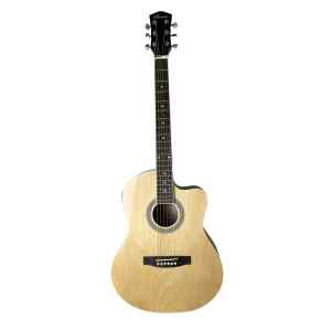 guitarra electro acustica valenciana 39” natural c/ funda